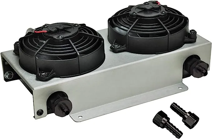 Derale 13740 Hyper Dual-Cool Remote Cooler