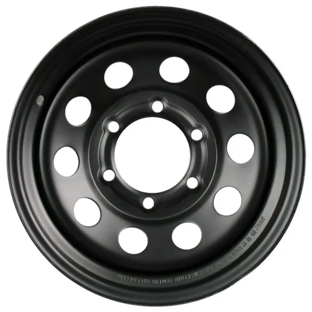 2-Pack Trailer Rim Wheel 15X6 Black Modular 2830 Lb. 4.27 Center Bore 6 Lug