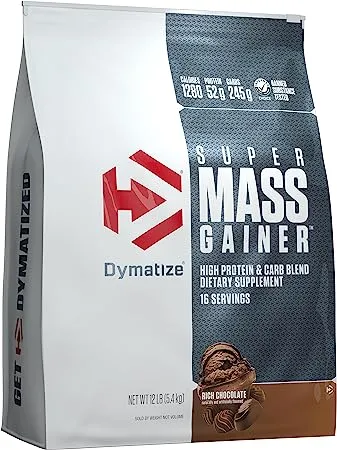 Dymatize Nutrition Super Mass Gainer, Rich Chocolate - 12 lb bag