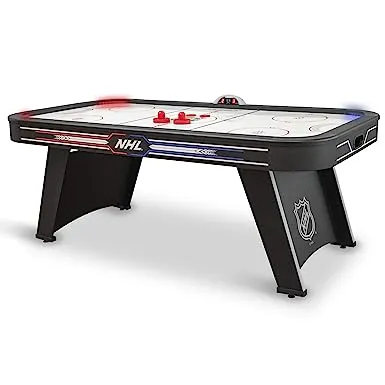 NHL Air Hockey Game Tables by Eastpoint Sports - 80 Air Powered Hockey Tables with Interactive Lights Stadium Sounds and Automatic Scoring