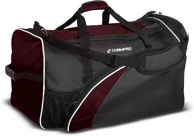 Champro Large Varsity Equipment Bag, maroon (E43MA)