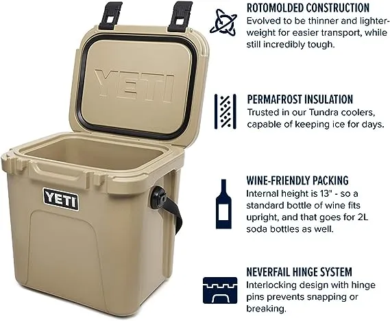 Yeti Big Wave Blue Roadie 24 Hard Cooler