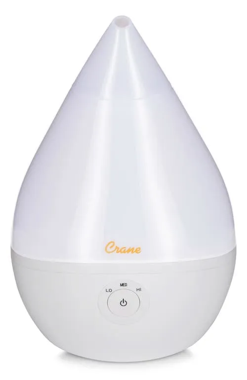 Crane Droplet Ultrasonic Cool Mist Humidifier - grey