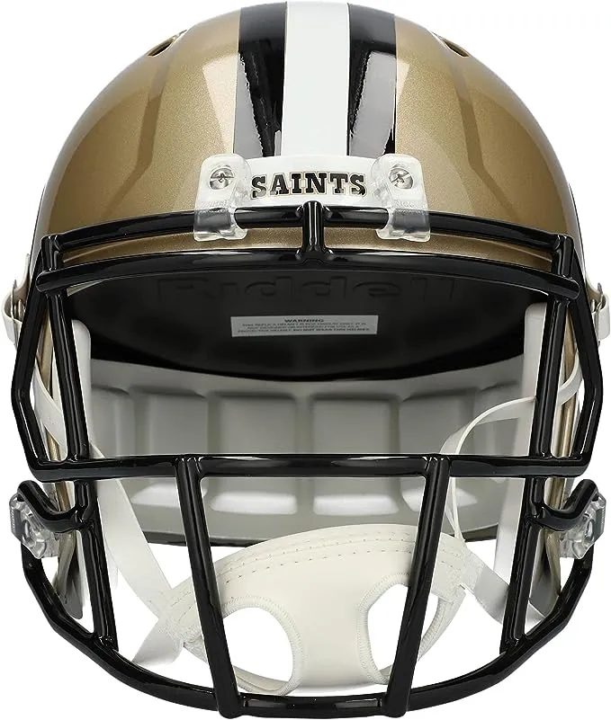 (New Orleans Saints, Medium) - Riddell NFL Full Size Replica Speed Helmet