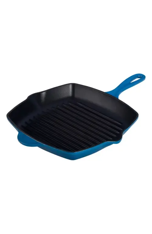 Le Creuset Enameled Cast Iron Signature 10.25'' Square Skillet Grill with Handle