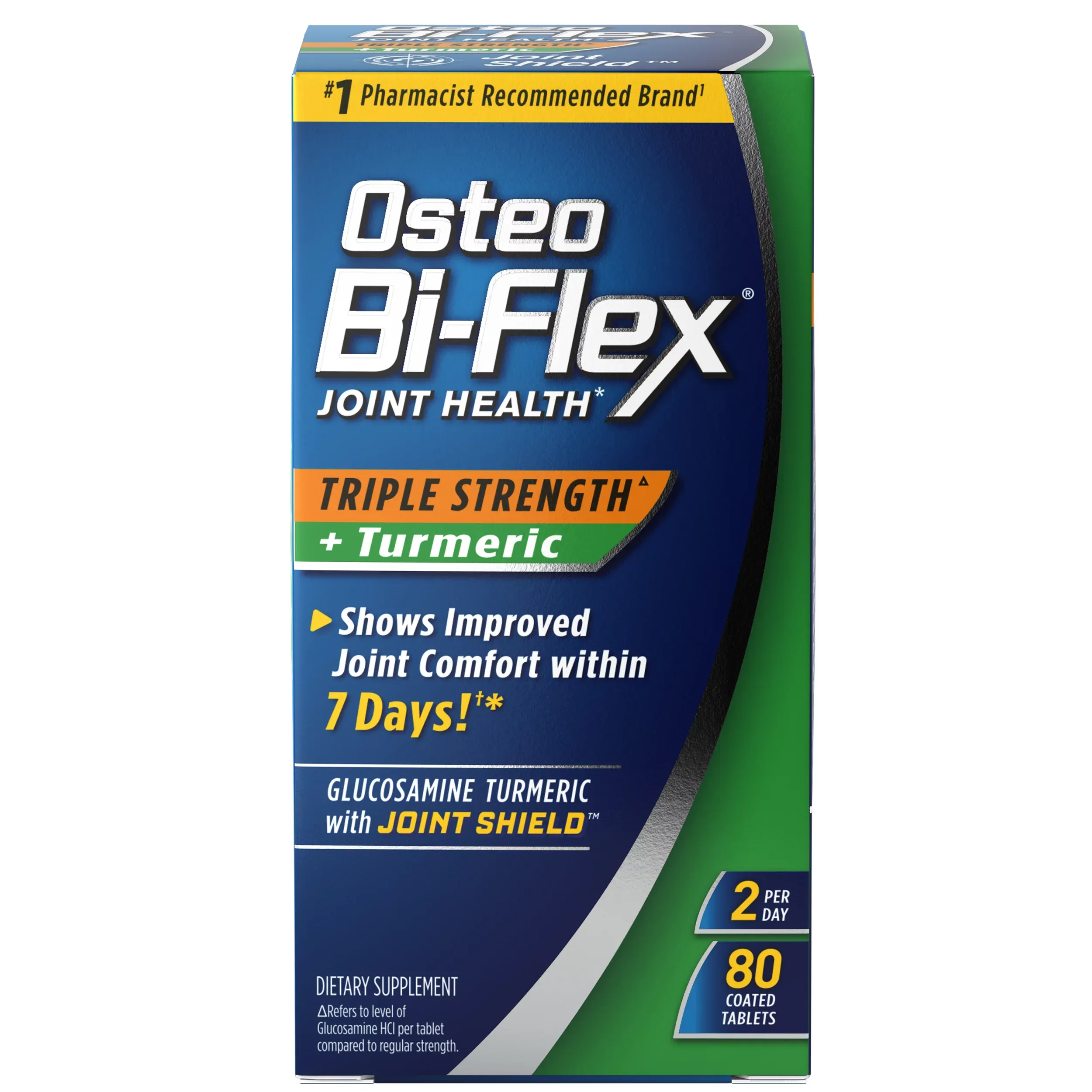 Osteo Bi-Flex Triple Strength(5) with Vitamin D Glucosamine Chondroitin Joint Health Supplement, Coated Tablets, 80 Count