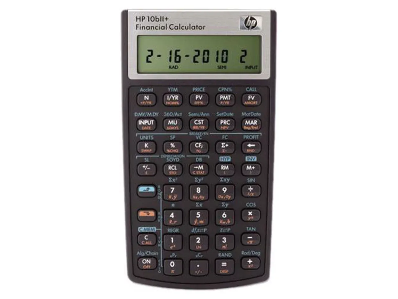 HP 10bII Financial Calculator, 12-Digit LCD