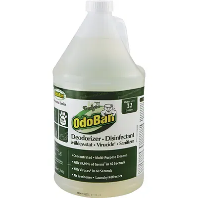 Odoban Concentrated Odor Eliminator, Eucalyptus, 1 Gallon, 4/Carton
