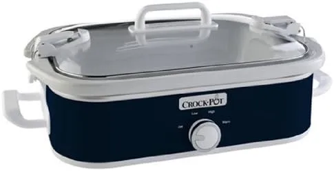 Crock Pot Casserole Crock Pot, Midnight Blue - 3.5 qt