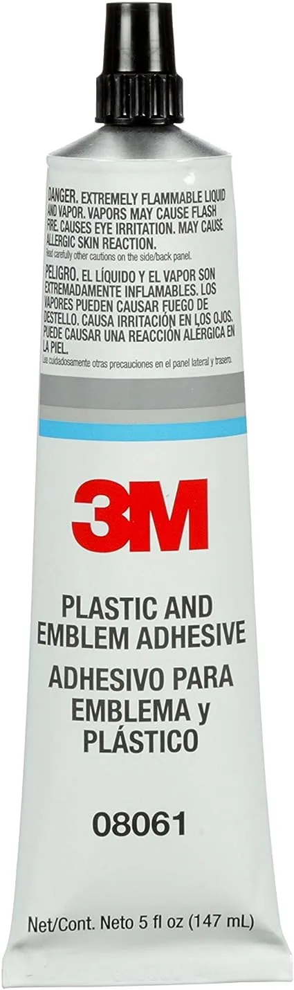 3M 08061 Plastic and Emblem Adhesive Tube - 5 oz