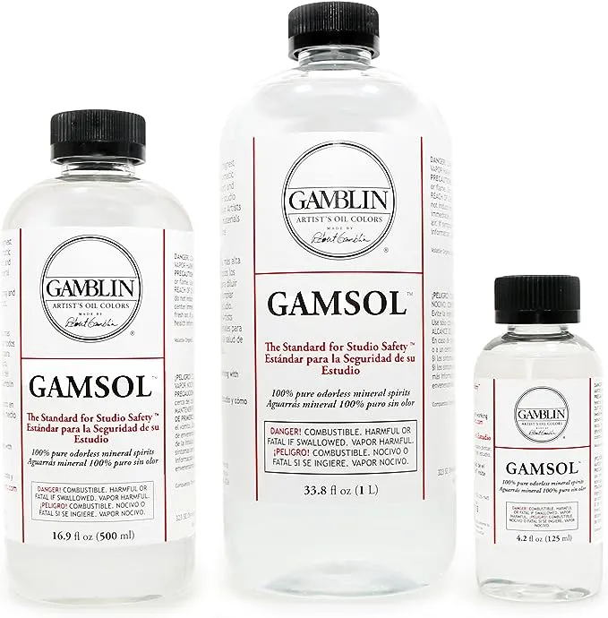 Gamblin Gamsol 4.2oz, Odorless Mineral Spirits