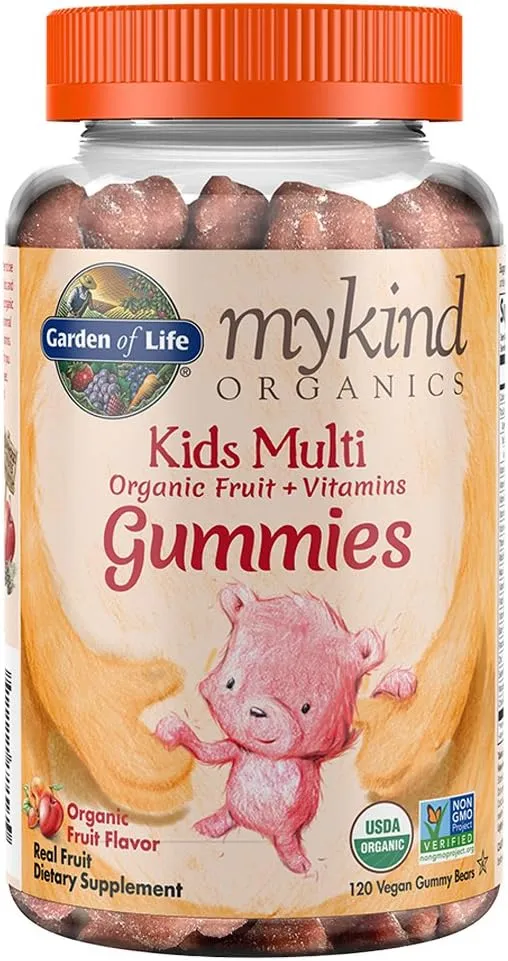 Garden of Life Mykind Organics Kids Multi Cherry, 120 Gummies