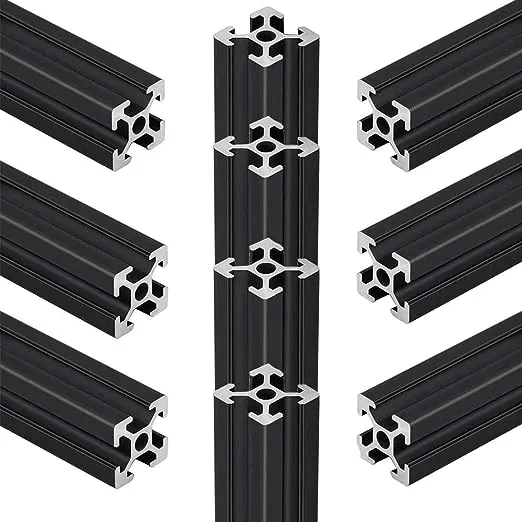 10pcs 1000mm T Slot 2020 Aluminum Extrusion Linear Rail for 3D Printer CNC DIY