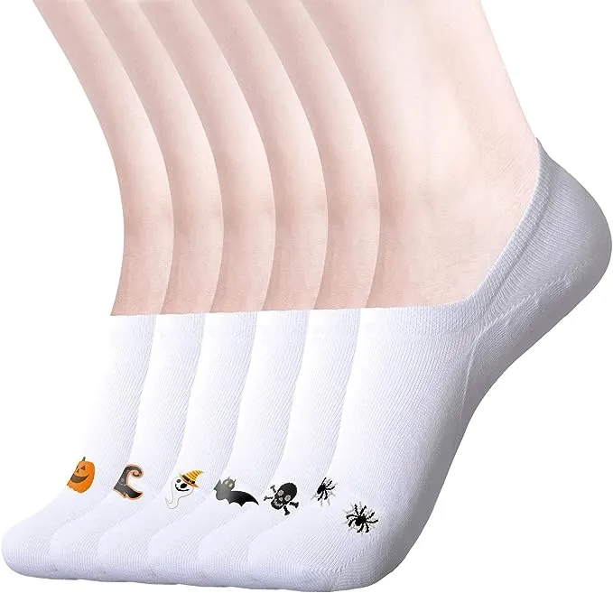 DIBAOLONG Womens No Show Socks Non Slip Flat Boat Line Low Cut Socks (6-12 Packs)