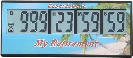 A AIMILAR Digital Retirement Countdown Timer 999 Days Count Down Timer