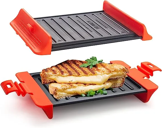 Maconee Microwave Sandwich maker | Microwave Grill Cheese Maker | Microwave C...