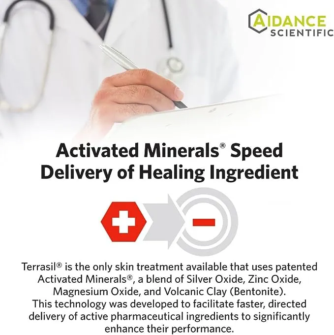 Terrasil Wound Care - 3X Faster Healing, Infection Protection Ointment for bed sores, pressure sores, diabetic wounds, ulcers, cuts, scrapes, and burns (14 gram tube)