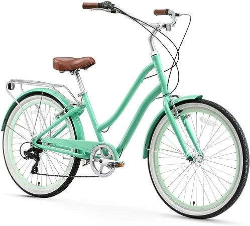 sixthreezero EVRYjourney Women's 3-Speed Step-Through Hybrid Cruiser Bicycle