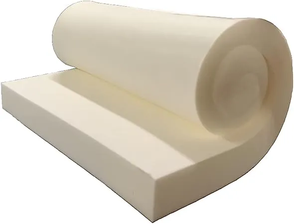 GoTo Foam 4" Height x 24" Width x 72" Length 44ILD (Firm) Upholstery Cushion Made in USA