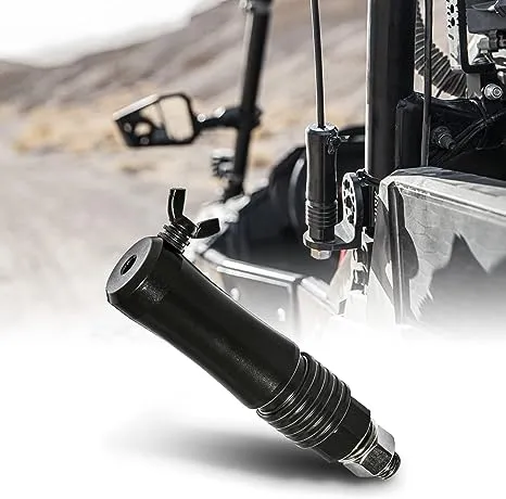 True Mods Quick-Release Flag Pole Holder [1/4" & 5/16" Size Poles] [6160 Aircraft Aluminum] [LED Whip Ready] Mounting Base for Polaris RZR XP1000