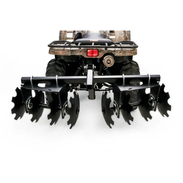 Black Boar Camco ATV/UTV Disc Harrow Implement | Specifically Designed to Thoroughly Break up Tough Ground | (66001)