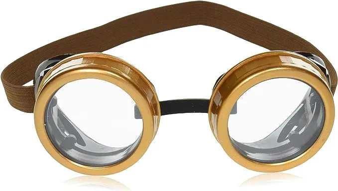 Forum Novelties Costumes Steampunk Adult Goggles, Brown, One-Size