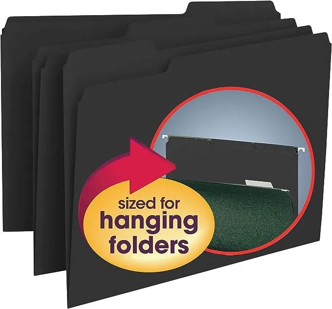 Smead Interior File Folders 1/3-Cut Tab