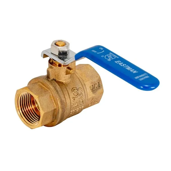 3/4 in. x 3/4 in. Brass IPS Heavy Duty Full Port Ball Valve