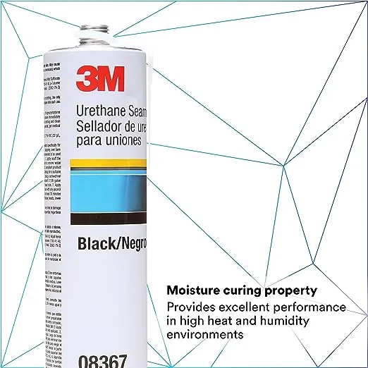 3M Urethane Seam Sealer, Black, 310 ml Cartridge