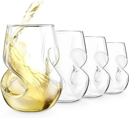 Final Touch Conundrum White Wine Glass Set Of 4