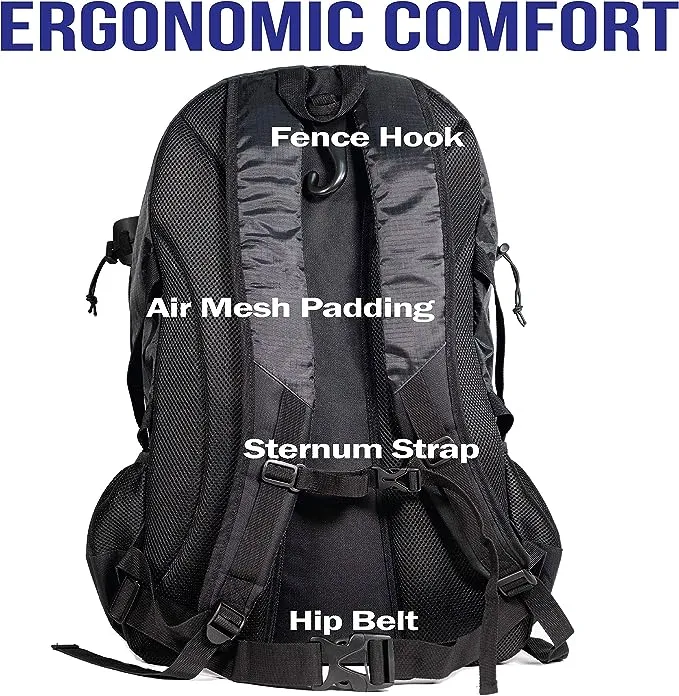 Athletico Lacrosse Bag - Extra Large Lacrosse Backpack - Holds All Lacrosse or F