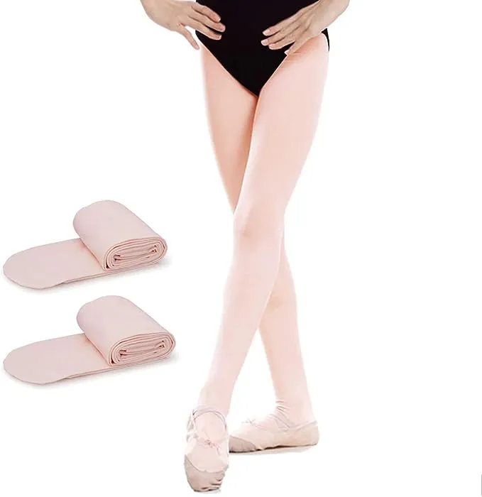 Girls' Ultra Soft Pro Dance Tights Ballet Footed Tight Daily Student Tights (Toddler/Kids/women)