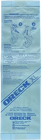 Oreck Commercial Upright Vacuum High Density Bags Paper 9 Bags # PK80009