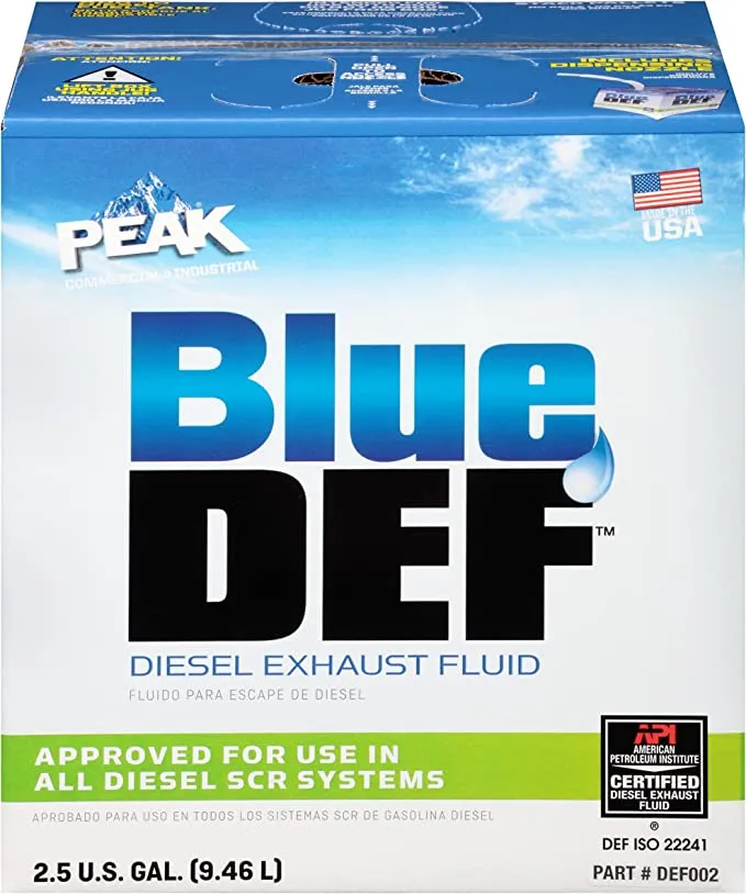 BlueDEF Diesel Exhaust Fluid Synthetic & Deionized Water 2.5 Gallon Jug (6 Pack)