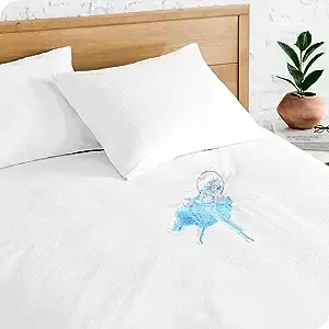 Bare Home Full Extra Long Size Mattress Protector - Premium 100% Waterproof & Breathable Mattress Protector - Cooling Mattress Protector - Vinyl Free - Premium Mattress Protector (Full XL, White)