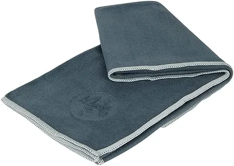 Manduka eQua Yoga Hand Towel - Quick Drying Microfiber, Lightweight, Yoga Accessories Easy for Travel