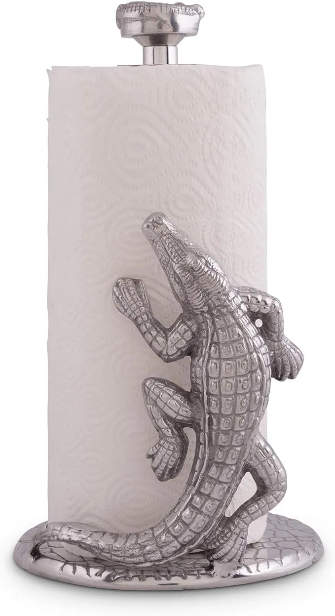 Arthur Court Designs Alligator Paper Towel Holder