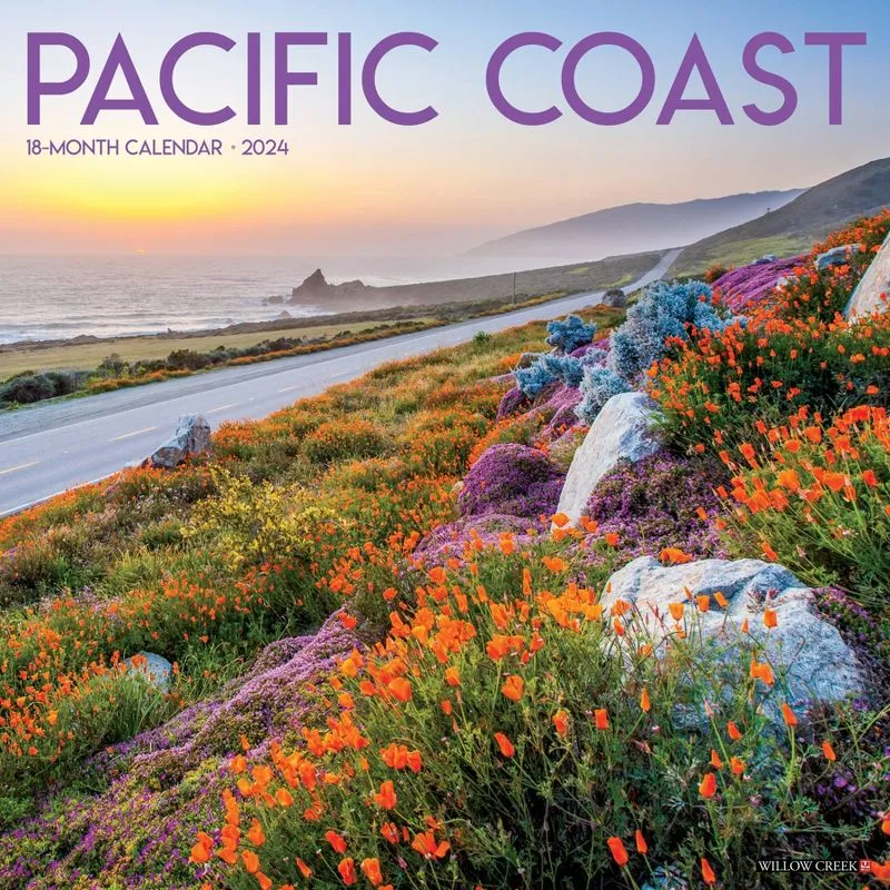 Willow Creek Pacific Coast 2024 12 x 12 Wall Calendar