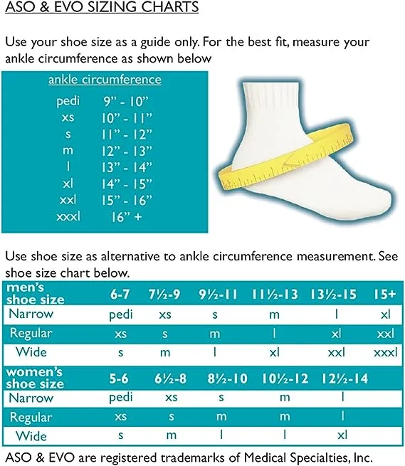 Aso Ankle Stabilizer - White