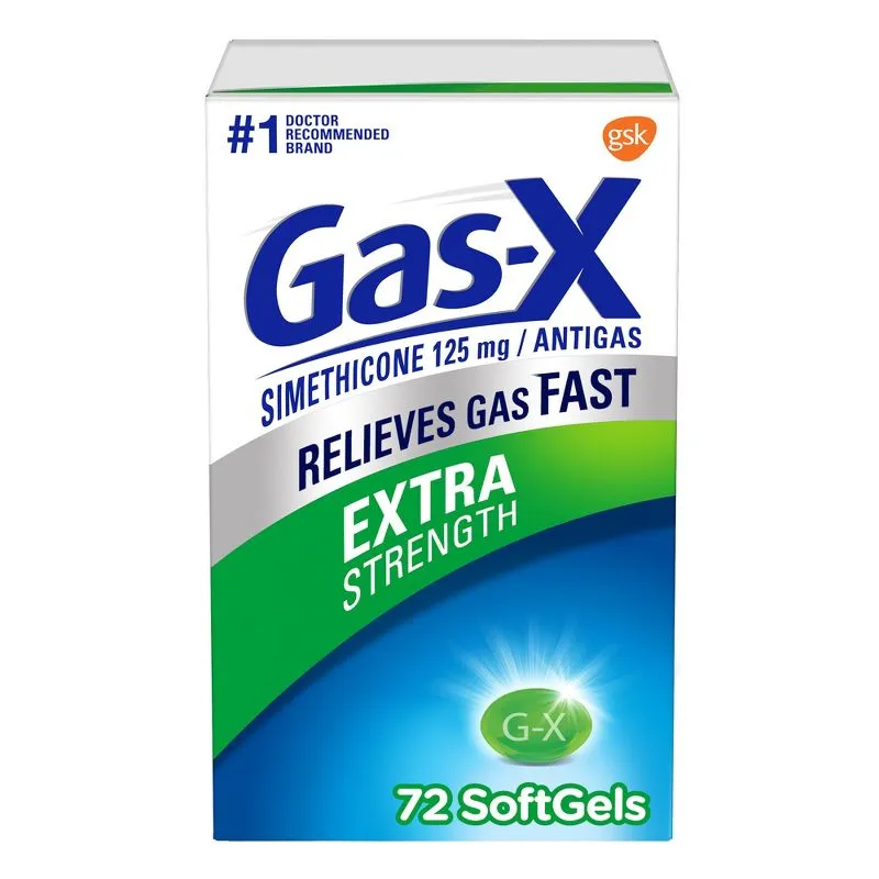 Caramelo masticable Gas-X extrafuerte, cereza, 72 unidades