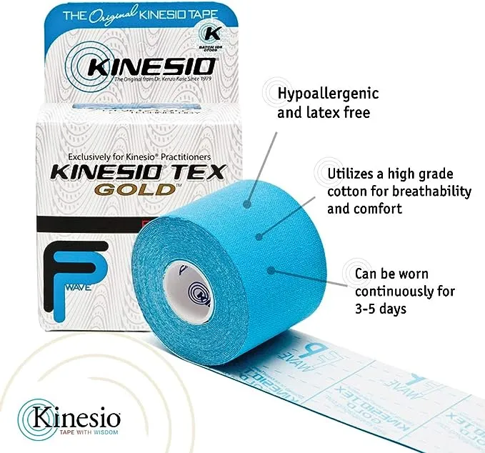 Kinesio Taping - Elastic Therapeutic Athletic Tape Tex Gold FP - Beige – 2 in. x 16.4 ftKinesio Taping - Elastic Therapeutic Athletic Tape Te…