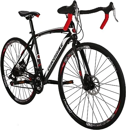 EUROBIKE Road Bike 700C Wheels 21 Speed Disc Brake Bicycle 54cm Cycling