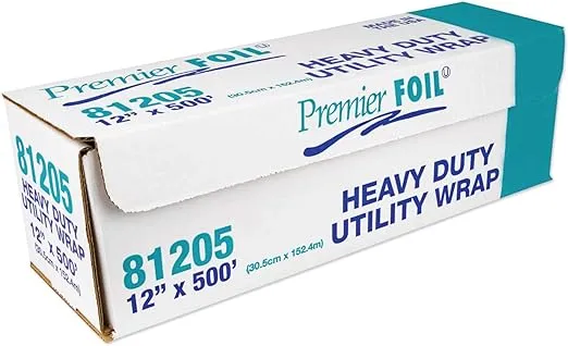 GEN 7120 Heavy-Duty Aluminum Foil Roll, 12-Inch x 500 ft