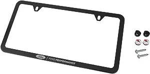 Ford Racing Ford Performance Slim License Plate Frame - Black Stainless Steel