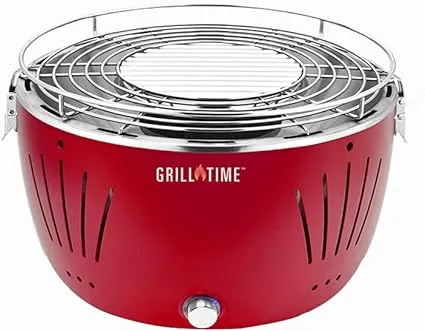 Grill Time Tailgater GTX Portable Charcoal Grill Perfect for Camping Accessor...