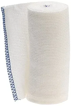 Medline Non-Sterile Swift-Wrap Elastic Bandages with Self-Closure, Ideal for Wound Care, 4" x 5 yd., Pack of 50
