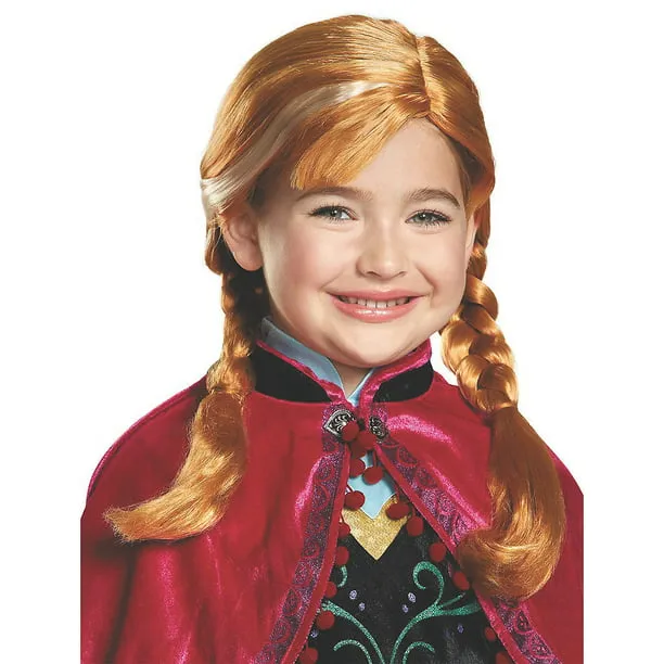 "Girl's Disney&#8217;s Frozen Anna Wig"