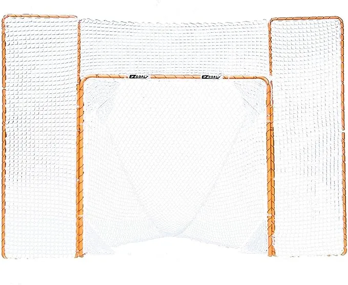 Ezgoal Folding Lacrosse Goal with Backstop & Targets