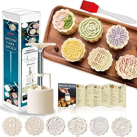 Benran Moon Cake Mold Molder Mould Set