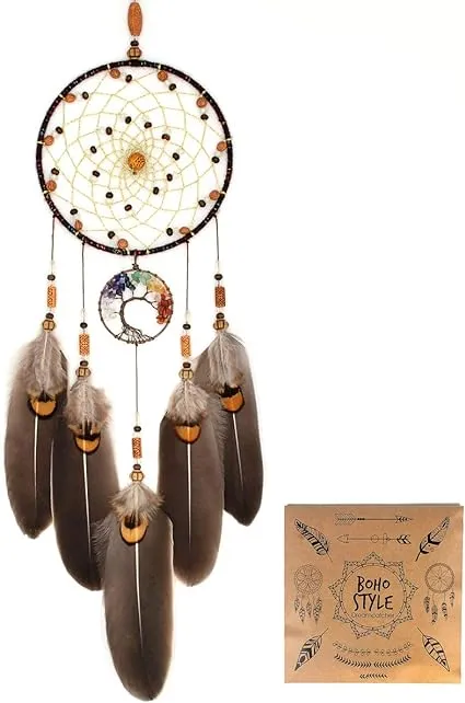 Littlear Indian Dream Catcher Wall Hanging